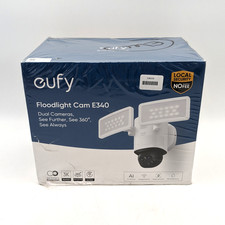 eufy Floodlight Cam E340 Outdoor Wi-Fi Wired 3K PTZ Security Camera