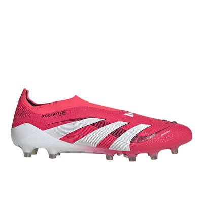 adidas Predator Elite Laceless Artificial Grass Soccer Cleats Mens Red Sneakers