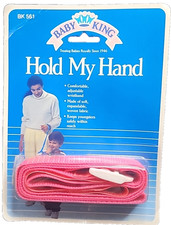 Baby King Hold My Hand Holder Wrist Band Wristband Leash Toddler Pink T99 