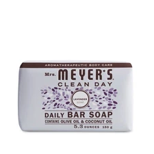 Mrs. Meyer'S  Clean Day  Organic Lavendar Scent Bar Soap  5.3 Oz. Pack Of 12