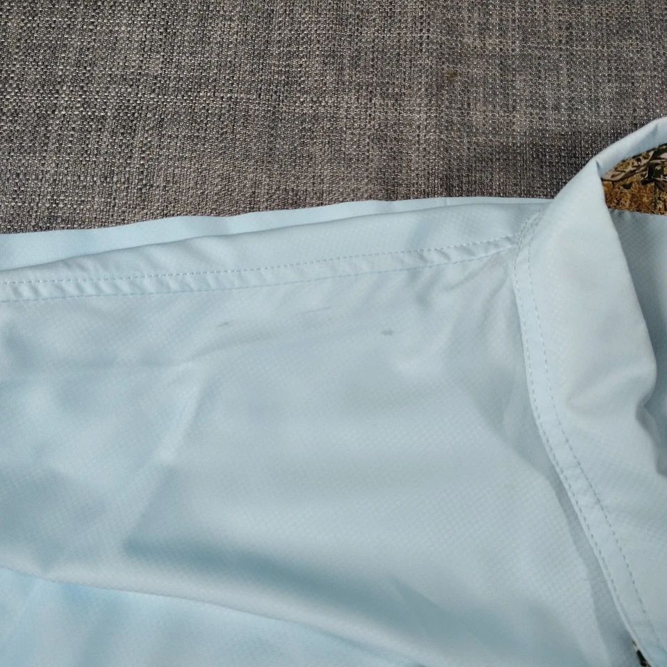 GameGuard Original Shirt Mens 2XL Light Blue Vented Outdoors Fishing Long Sleeve - Image 2 of 4