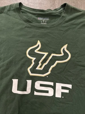 Champion University of South Florida (USF) Bulls t-shirt Size XL Men’ S NCAA - Image 1 of 4