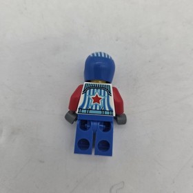 Lego Minifigure Captain Stunt 9094 Retired City Racer Driver Stuntman Star Hero