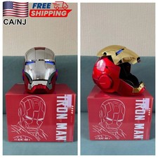 US Stock AUTOKING Iron Man MK5 1:1 Helmet Wearable Voice-controlled Cosplay Prop