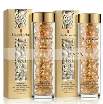 Elizabeth Arden Advanced Ceramide Daily Youth Restoring Serum 90 Capsule 2 Pack