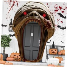 3Pcs Halloween Zombie Archway Door Banner - Halloween Creepy Undead Porch Banner