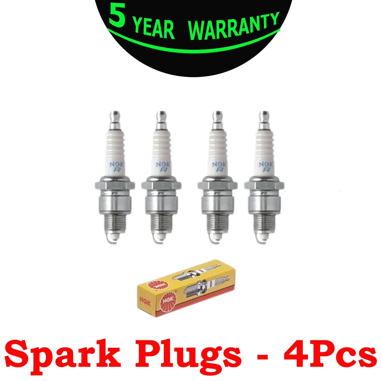 4plugs FOR ngk Japanese Industrial Standard Spark Plugs For Suzuki #KR6A-10