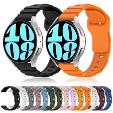 Silicone Rubber Strap for Samsung Galaxy Watch 3 4 5 6 7 40/44mm S3 Sport Band