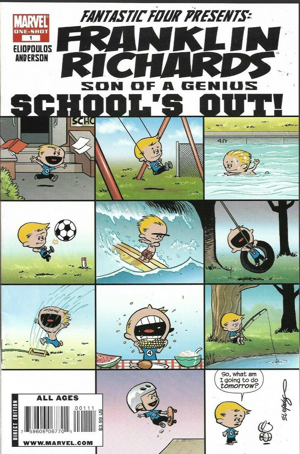 FRANKLIN RICHARDS - SCHOOL'S OUT #1 - Back Issue (S)