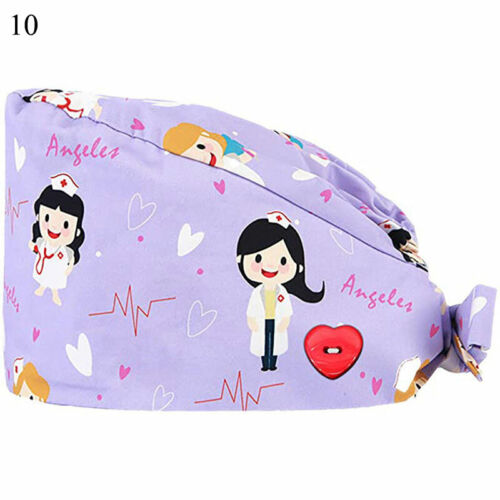 Unisex Nurse Doctor Hat Surgical Scrub Cap Medical Dentist Teeth Dental Cap UK - Picture 89 of 111