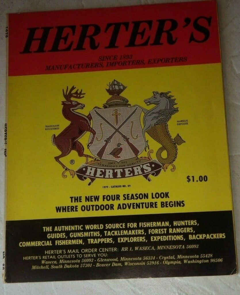 VINTAGE 1979 HERTER'S HUNTING - FISHING CATALOG # 89