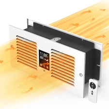 Room to Room Fan with Remote Control, 300CFM through Wall Vent Fan, 5-Speed Vent