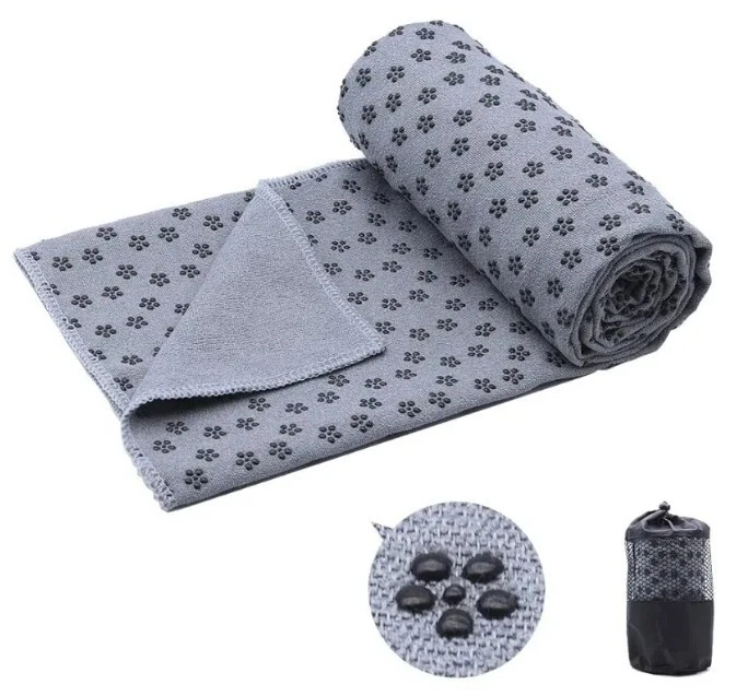 Non-Slip Microfiber Yoga Mat Towel - 3 Colors, Easy Wash & Free Shipping