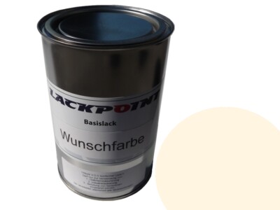 5 Litre Ready to Use Base Coat Ral 1013 Pearl White Car Paint Lackpoint