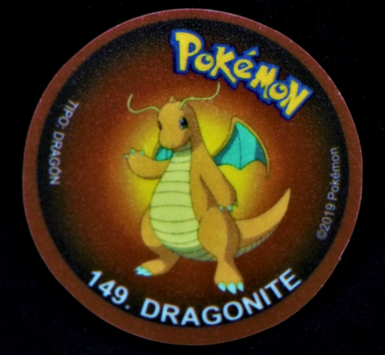 TAZO POKEMON DKV #817 DRIZZILE 2019 Sword & Shield PERU Edition Pogs Taps