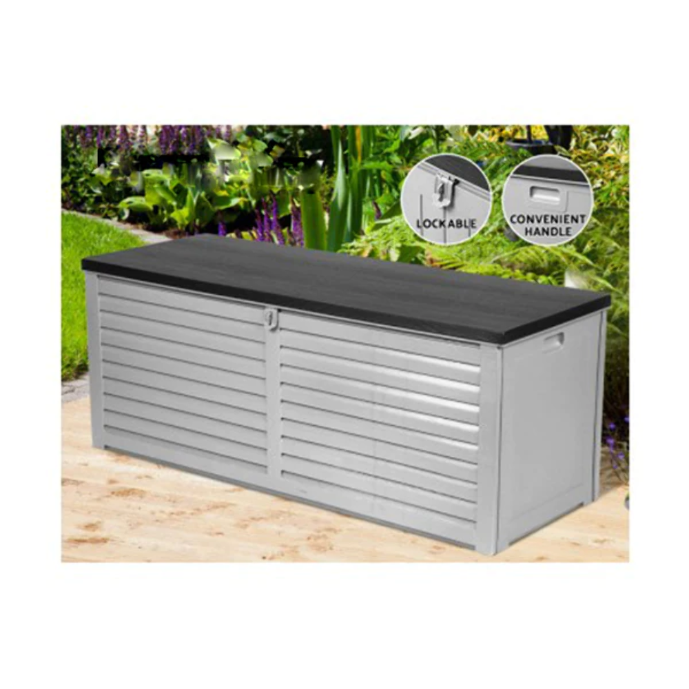 Outdoor Storage Box Bench Seat 390L 9350062250402 eBay