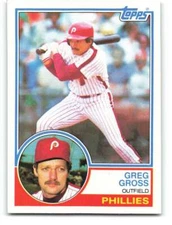 1983 Topps #279 Greg Gross NM Near Mint Phillies