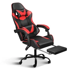 YSSOA Racing Video Backrest and Seat Height Recliner Gaming Office High Back Com
