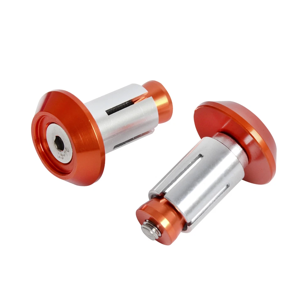 CNC Billet Aluminum Handlebar End Caps Plugs fit KTM 50-990cc SX EXC SMR MXC SXS - Изображение 3 из 4