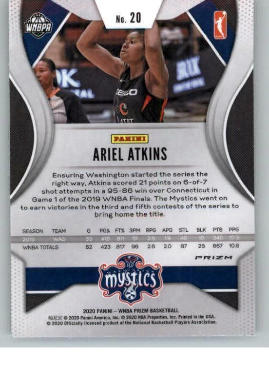 2020 Panini Prizm WNBA #1 Napheesa Collier (ref 126360) - Image 2 of 2