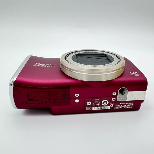 Red Canon PowerShot SX200 lS 12.1MP 12x Optical Zoom CCD Digital Camera - Picture 12 of 12