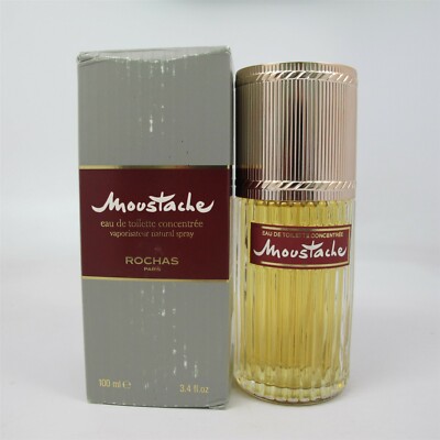 MOUSTACHE by Rochas 100 ml/ 3.4 oz Eau de Toilette Concentree Spray OLD FORMULA