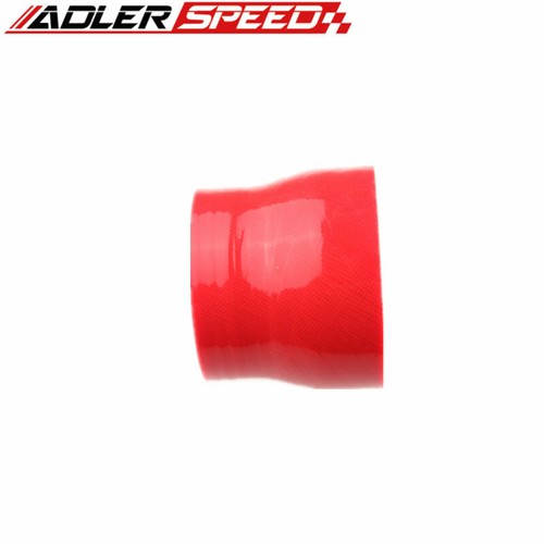 New 3 Ply 3.25" ID To 2.75'' ID Straight Reducer Silicone Hose Coupler Pipe Red - Picture 5 of 5