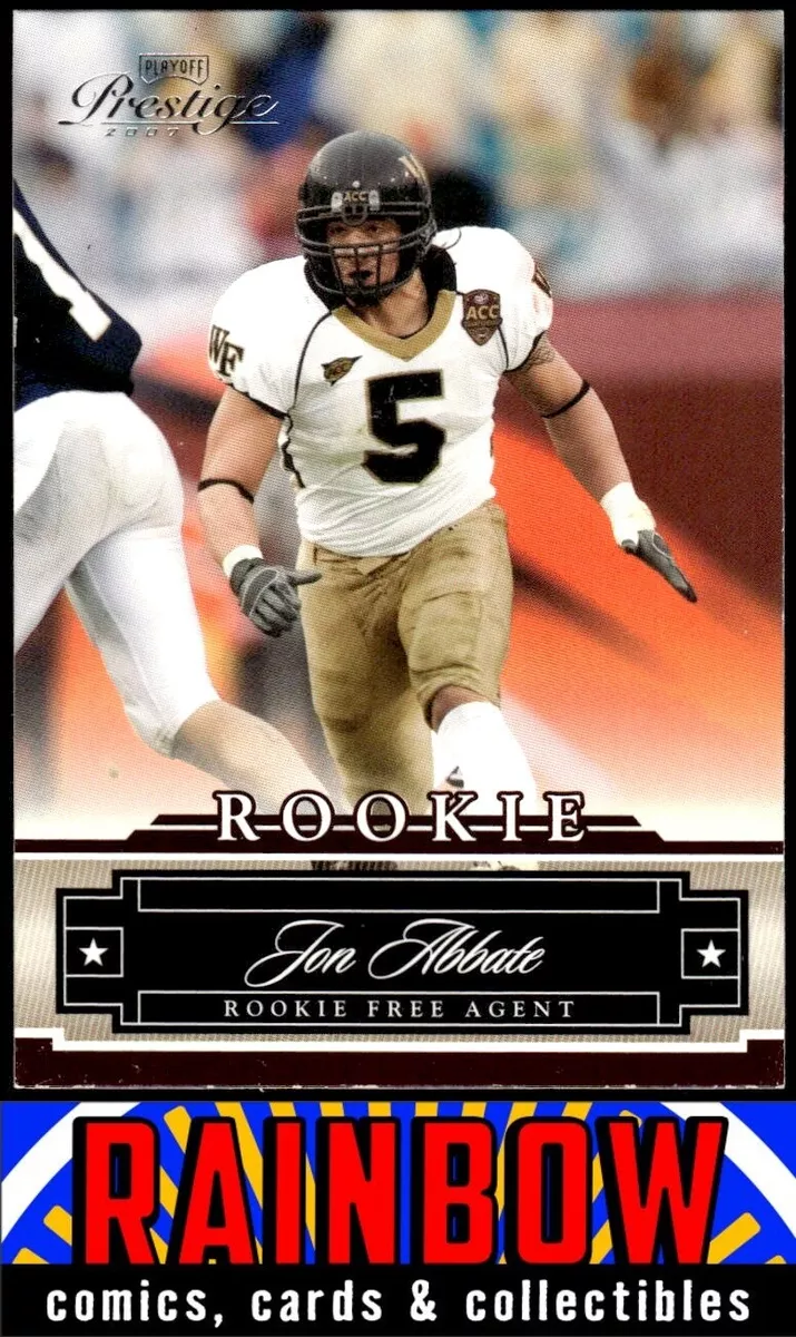 2007 Playoff Prestige #228 Jon Abbate Rookie Wake Forest Demon