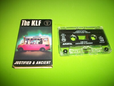 The KLF Cassette Single - Justified & Ancient - 1992 Arista 07822-12401-4 TESTED