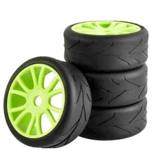 RC Wheel & Rubber Tires insert sponge 4P For HSP KYOSHO 1:8 On-Road Car