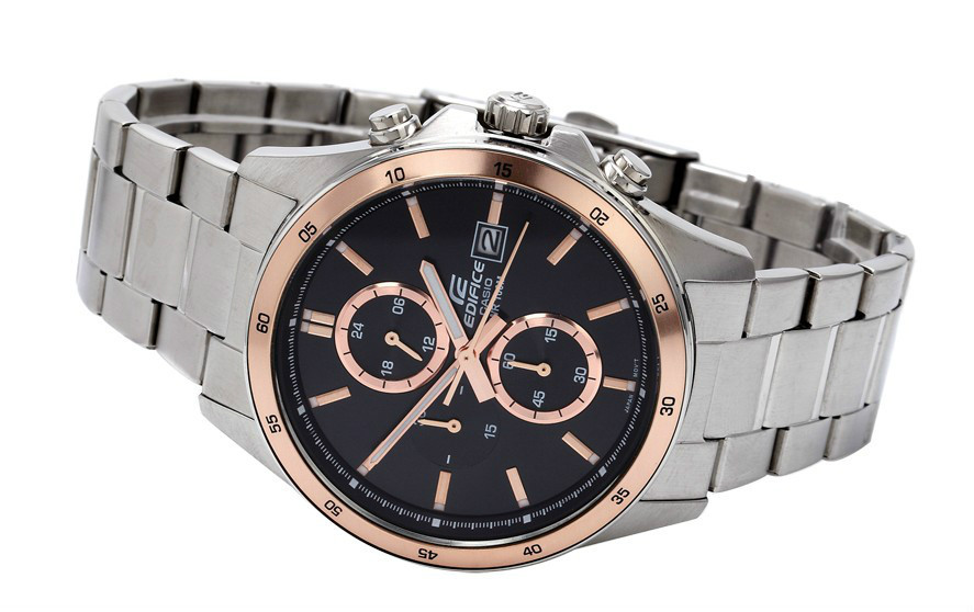 【新品】 CASIO EDIFICE EFR-518SBBJ-1AJF Men's CASIO EDIFICE Black waterproof Watch Mens EFR-518SBCJ-1AJF