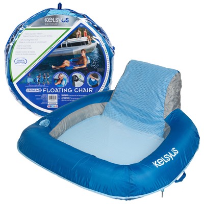Spring Float Pool Chair, Light Blue