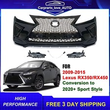 For 2009-2015 Lexus Rx350 To 2020 F-sport Style Front Bumper Kitfog Lights