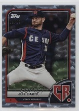 2023 Topps World Baseball Classic Cracked Ice Foil 25/99 Jeff Barto #22 a2f