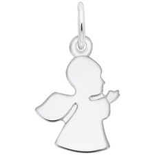 Charms Sterling Silver Small Guardian Angel Charm