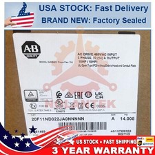 ALLEN BRADLEY 20F11ND022JA0NNNNN PowerFlex Air Cooled 753 AC Drive FREE SHIP