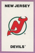 1989 89-90 PANINI HOCKEY STICKERS TEAM LOGO NEW JERSEY DEVILS #360