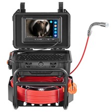 165ft Sewer Camera 9in HD Screen Self-Leveling 512Hz Transmitter