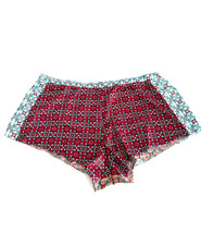 Victoria's Secret Satin Pajama Sleep Shorts Multi Geo