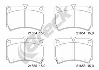 Bremsbelagsatz Scheibenbremse Vorderachse FüR Mazda KIA 323 S IV C F V Demio