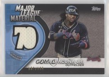 2021 Topps Major League Materials Black 109/199 Ronald Acuna Jr #MLM-RA 19hu