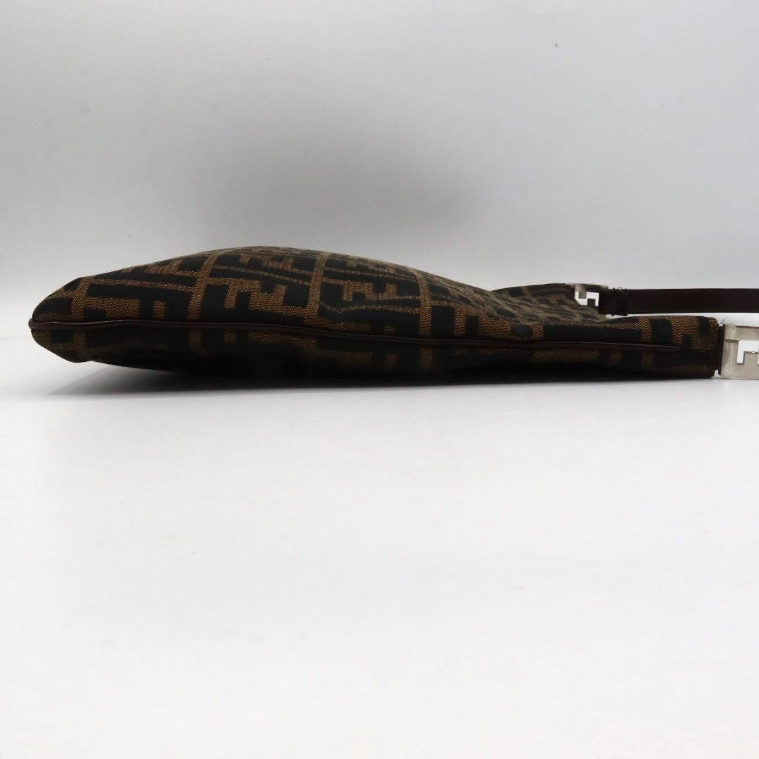 SAINT LAURENT Borsa a tracolla in tela Fendi Zucca marrone usata