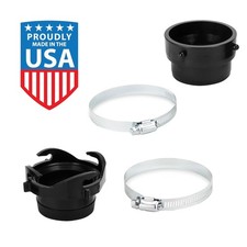 RV Sewer Hose Adapter Kit for 3 Inch Waste Pipe Fittings Twist Lock Connection