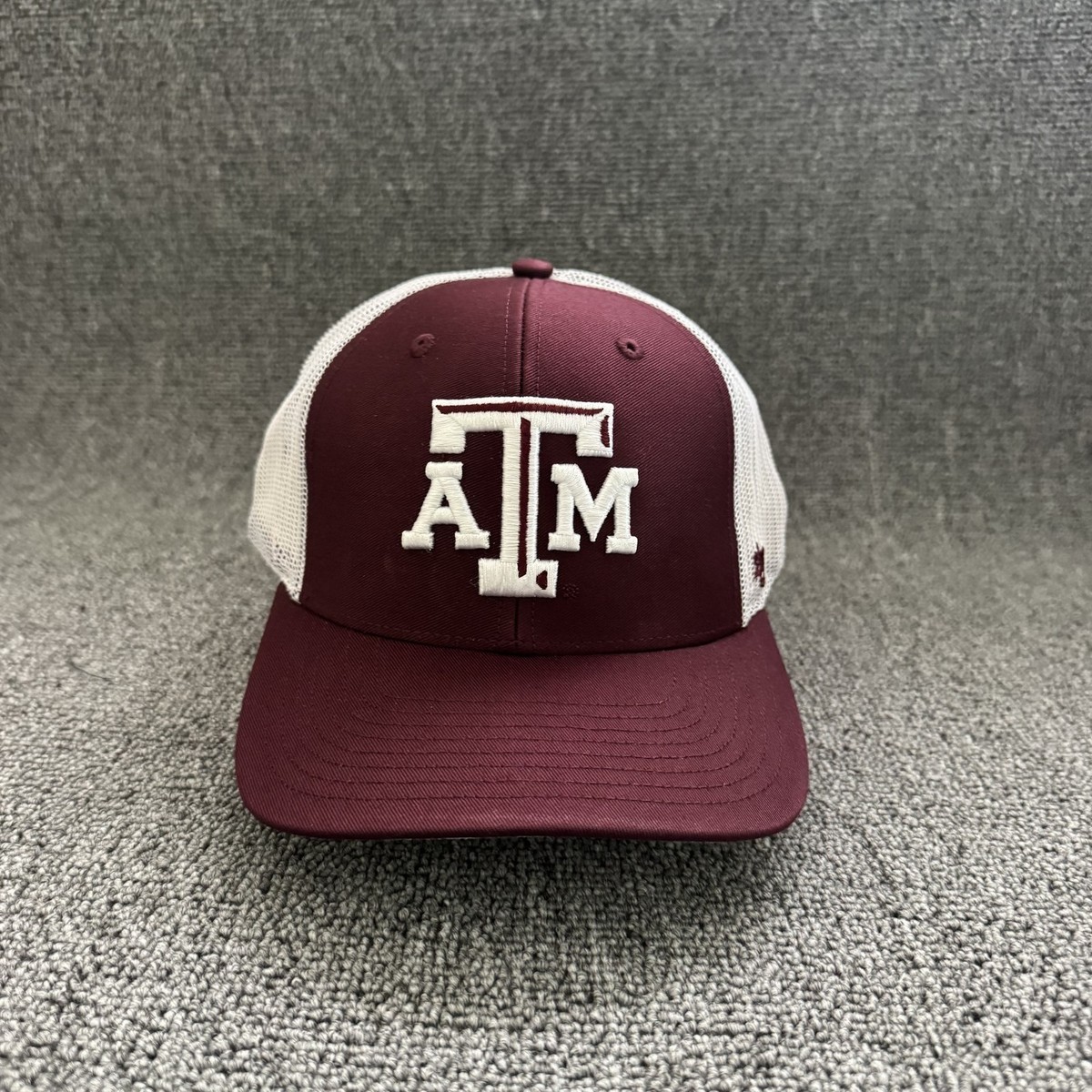 '47 Brand Texas A&M Aggies Trucker Snapback Maroon White One Size Hat