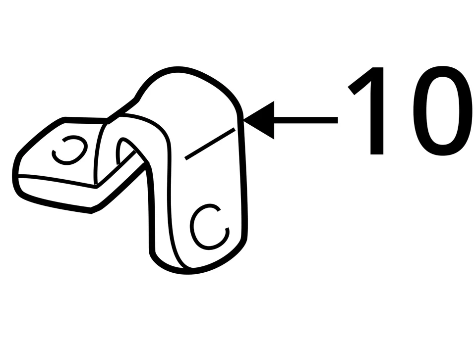 Pontiac Chevrolet Venture Grand Am Brace Gen FRT 12571850 1999-2005 - NUEVO OEM Foto 3 de 3