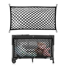 Stroller Wagon Cargo Net, Baby Stroller Organizer Mesh Cargo Net for Extra St...
