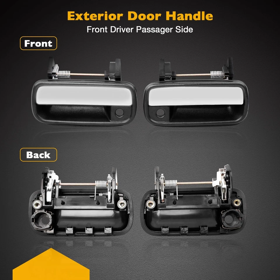 6922089111 Outside Exterior Door Handle Kit Fit 1989-1995 Toyota Pickup 4Runner Foto 2 de 4