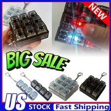 Finger Clicker Toy,Keyboard Fidget Keychain 4-in-1 Keyboard Decompression Button