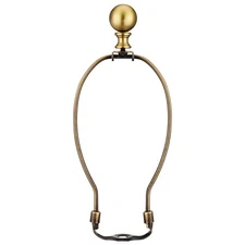 1 Set 8 Inch Lamp Harp Lamp Shade Holder with Light Base and 3mm Ball Lamp Fi...