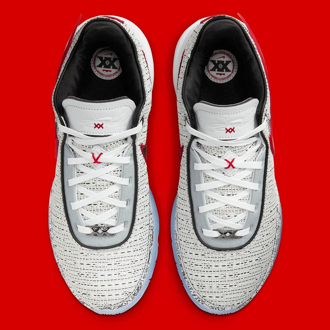 Nike Lebron 20 The Debut White Metallic Gold DJ5423-100 Men's Shoes NEW